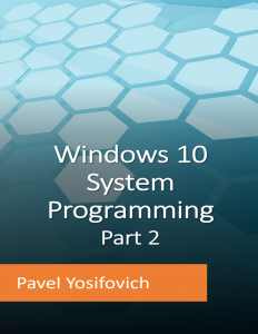 Windows 10 System Programming, Part 2-JoyCode 斑马快跑